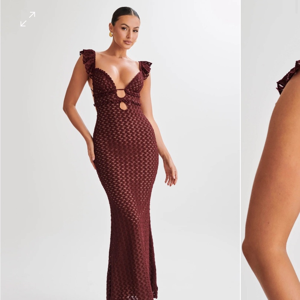 NWT Plum MESHKI Ezra dress